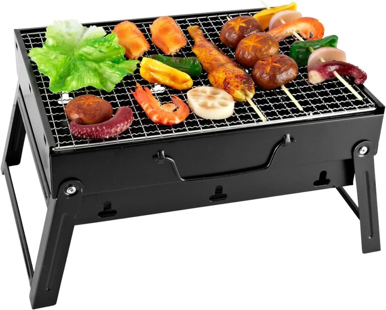 Barbecue Gril portable avec ensemble d'outils barbecue, kit grillades