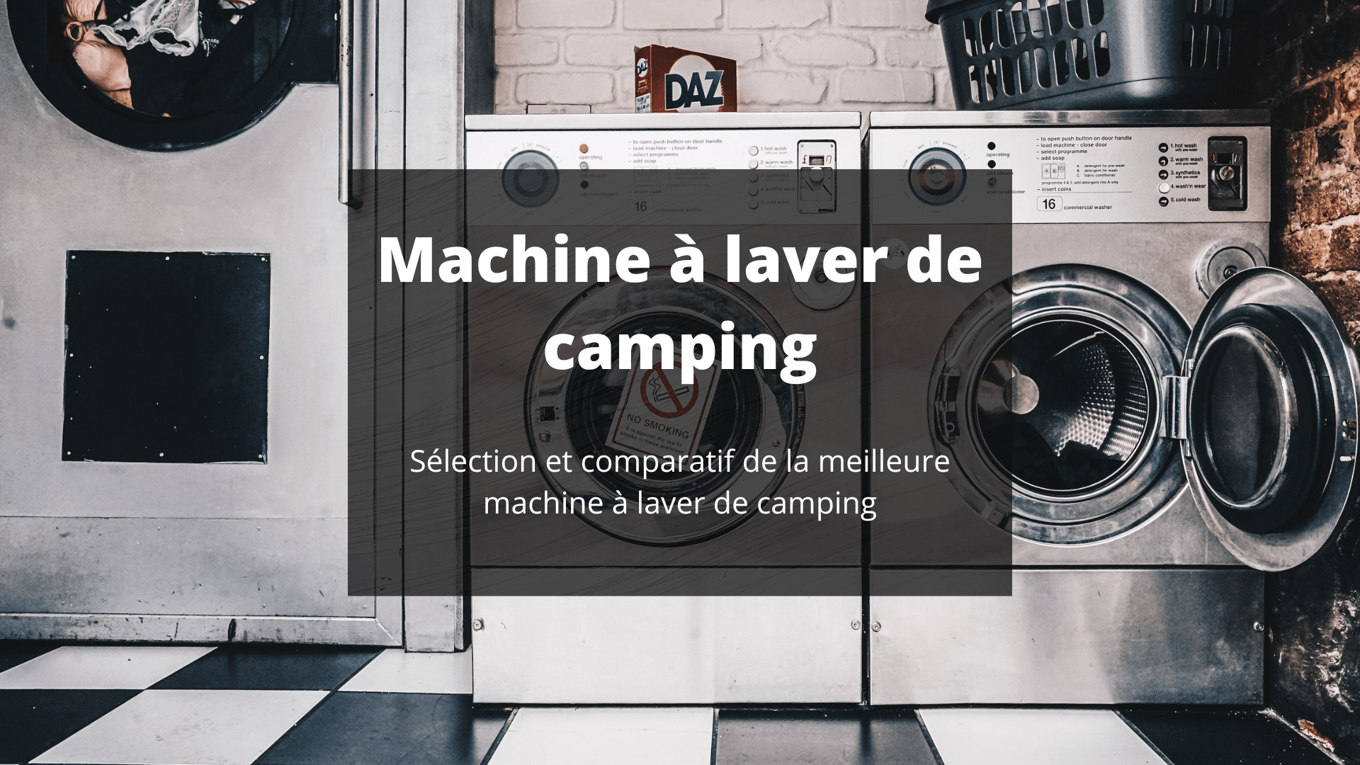 machine a laver camping
